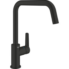 Смеситель для кухни Grohe QuickFix Start Black 304702430 (черный матовый), фото 