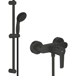 Смеситель для душа Grohe QuickFix Start&Vitalio 100 Black UA30330801 (черный матовый, с душевым гарнитуром), фото 