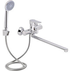 Смеситель для ванны Lidz 14 34 005-1 (LDNIC005CRM22140, с лейкой и шлангом), фото 