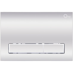 Панель смыва Qtap Nest Chrome QT0111M08381CRM, Цвет производителя: хром, фото 