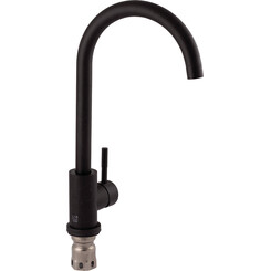 Смеситель для кухни Lidz Aria 015F-8 (LDARI015FBLA34948, черный), фото 