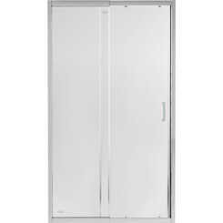 Душевая дверь Qtap Taurus CRM2011-12.C6 (TAUCRM201112C6, 120 см, стекло прозрачное, профиль хром), Доступные размеры: 120, фото 