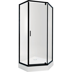 Набор Qtap SCOBLA10995AC6SET: душевая кабина Scorpio SCOBLA10995AC6 + поддон Diamond DIAMOND309912, фото 