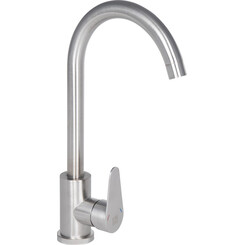 Смеситель для кухни Lidz Vida 04U-SFS (LDVID015FNKS43355, никель), фото 