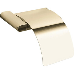 Держатель для туалетной бумаги Mexen Adox Gold MEX-70182333-50 (золотой, с крышкой), Цвет производителя: золото, фото 