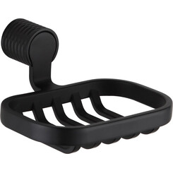 Мыльница Mexen Base Black MEX-7088251-70 (черная, настенная), Цвет производителя: черный, фото 