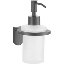 Дозатор для жидкого мыла Mexen Lea Black MEX-70260388-70 (черный, настенный), Цвет производителя: черный, фото 