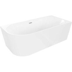 Акриловая ванна Mexen Mia White MEX-52691708000P (170x80 см, угловая, с сифоном и ножками), Доступные размеры: 170x80, Цвет производителя: хром, белый, фото 