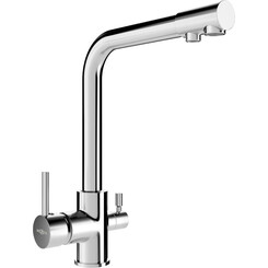 Смеситель для кухни Mexen Duero Chrome MEX-671600-00 (с подключением питьевой воды), Цвет производителя: хром, фото 
