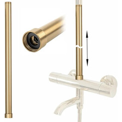 Подовжувач для душового гарнітура Rea Brused Gold REA-K0891 (515 мм, золото, що брашує), Колір виробника: золото брошене (матове), фото 