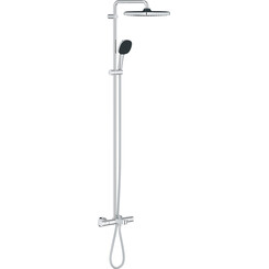Душевая система с термостатом Grohe QuickFix Vitalio Comfort 250 26984001 (с изливом), Цвет производителя: хром, фото 