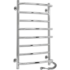 Электрический полотенцесушитель Laris Евромикс П8 73207683 (500x800, хром/белый/черный/золото/бронза, правый, сенсорный, с таймером), Доступные размеры: 500 x 800, Подключение полотенцесушителя: правое, фото 