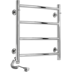 Электрический полотенцесушитель Laris Классик П4 73207719 (450x500, хром/белый/черный/золото/бронза, левый, сенсорный, с таймером), фото 