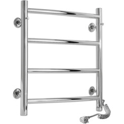 Электрический полотенцесушитель Laris Классик П4 73207720 (450x500, хром/белый/черный/золото/бронза, правый, сенсорный, с таймером), фото 