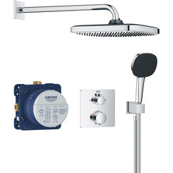 Душевая система с термостатом Grohe QuickFix Precision Thermostat 34882000 (скрытого монтажа), Цвет производителя: хром, фото 
