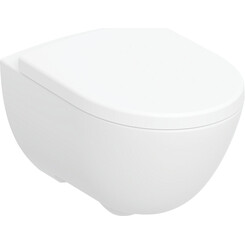 Безободковый подвесной унитаз Geberit Modo 502.939.00.1 (с сиденьем), фото 