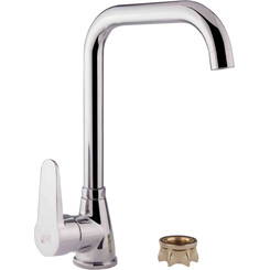 Смеситель для кухни Lidz Nicole 014F1 (LDNIC014F1CRM22010), фото 