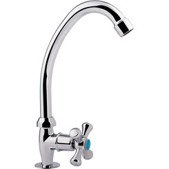 Кран на одну воду для кухни Lidz Lamb 269F (LDLAM269FCRM22310), фото 