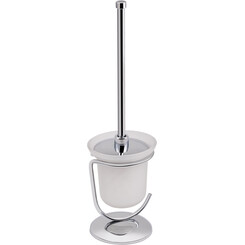 Ершик для унитаза Lidz Oreo 0503 Chrome (LDORE0503CRM22324, напольный), фото 