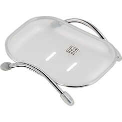 Мильниця Lidz Playa 0203 White (LDPLA0203WHI37456, настільна), Колір виробника: прозорий, фото 