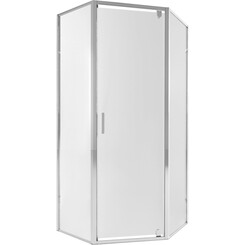 Душевая кабина Qtap Leo CRM10995-AC6 (LEOCRM10995AC6, 90x90 см, стекло прозрачное, профиль хром), фото 