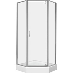 Набор Qtap LEOCRM10995AC6SET: душевая кабина Leo LEOCRM10995AC6 + поддон Diamond DIAMOND309912, фото 