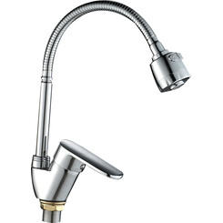 Смеситель для кухни Lidz Tani 008F4 (k40) (LDTAN008F4CRM44972, с гибким изливом), фото 