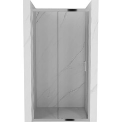 Душевая дверь Mexen Apia Chrome 135 MEX-845-135-000-01-00 (135 см, стекло прозрачное, профиль хром), Доступные размеры: 135, Цвет производителя: хром, фото 