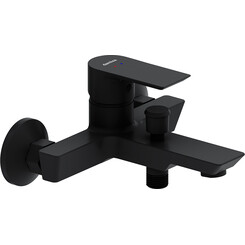 Смеситель для ванны Damixa Apollo 471000300 (черный матовый), Цвет производителя: черный матовый, фото 