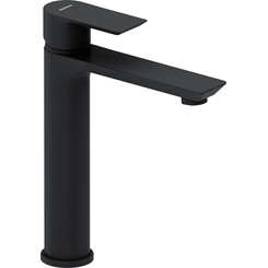 Смеситель для умывальника Damixa Apollo 470250300 (черный матовый, высокий), Цвет производителя: черный матовый, фото 
