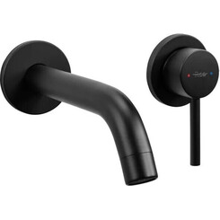 Змішувач прихованого монтажу для умивальника Rea Owen Black+Box REA-B5332 (чорний матовий, внутрішня частина в комплекті), Колір виробника: чорний матовий, фото 