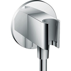 Подключение для душевого шланга Hansgrohe Fixfit Porter S Chrome 26888000 (с держателем), Цвет производителя: хром, фото 