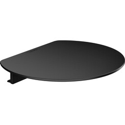Полка в ванную Hansgrohe Wallstoris Black Matt 27915670 (20x16.9 см, черная матовая, настенная), Цвет производителя: черный матовый, фото 