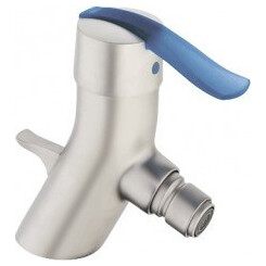 Смеситель для биде Grohe Ectos Chrome/Blue 33247000 МВ (хром/голубой), фото 