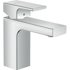 Смеситель для умывальника Hansgrohe Vernis Shape Chrome 71561000 (с донным клапаном), Цвет производителя: хром, фото 
