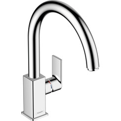 Змішувач для кухні Hansgrohe Vernis Shape Chrome 71871000, Колір виробника: хром, фото 
