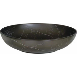 Умывальник Volle Piedra 1301.005232 (52x39 см, темный мрамор, чаша), Цвет производителя: черный мрамор, фото 