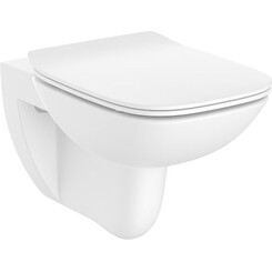 Безободковый подвесной унитаз Roca Debba A34H993000 (c сиденьем), фото 