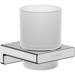 Стакан для зубных щеток Hansgrohe Addstoris Chrome 41749000 (настенный), Цвет производителя: хром, фото 