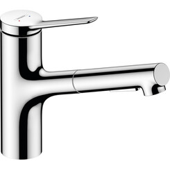 Смеситель для кухни Hansgrohe Zesis M33 Chrome 74800000 (хром, с выдвижной лейкой), Цвет производителя: хром, фото 