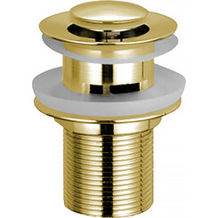 Донный клапан Imprese Deira Gold Matt ZMK112009500 (золотой матовый, c переливом), фото 