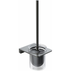 Ёршик для унитаза Volle Solo Pistola Negro 2510.250106 (графит, настенный), Цвет производителя: графит, фото 