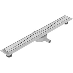 Душевой трап Volle Master Linea Onda Chrome 9046.210514 (70 см, хром), Цвет производителя: хром, Доступные размеры: 70, фото 