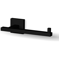 Держатель для туалетной бумаги Imprese Bilovec Black Matt 141255B (черный матовый), фото 