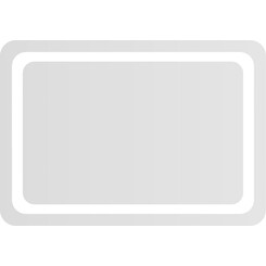 Зеркало для ванной комнаты Volle Luna Tanga 1648.52111700 (100x70 см, с подсветкой по контуру, с кнопочным выключателем), Доступные размеры: 100 x 70, фото 