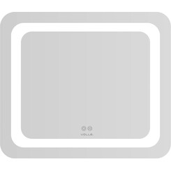 Зеркало для ванной комнаты Volle Luna Tanga 1648.52146700 (70x60 см, с подсветкой по контуру, с подогревом, с сенсорным выключателем), Доступные размеры: 70 x 60, фото 