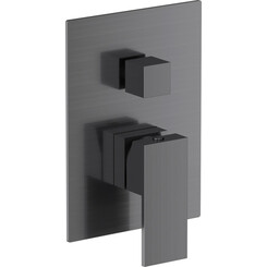 Смеситель скрытого монтажа для ванны Volle Pardo Grey 1548.030206 (серый, внутренняя часть в комплекте), Цвет производителя: серый, фото 