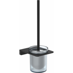 Ёршик для унитаза Volle Solo Black Matt 2510.250104 (черный матовый, настенный), Цвет производителя: черный матовый, фото 