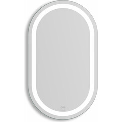 Зеркало для ванной комнаты Volle Luna Ovalado 1648.55148700 (70x80 см, с подсветкой по контуру, с подогревом, с сенсорным выключателем), Доступные размеры: 70 x 80, фото 