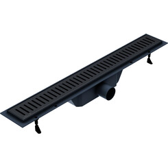 Душевой трап Volle Master Linea Black Matt 9000.200704 (70 см, черный матовый), Цвет производителя: черный матовый, Доступные размеры: 70, фото 